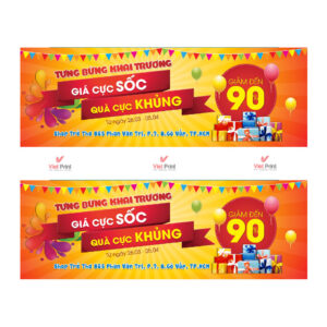 In Banner Với Thiết Kế Ấn Tượng, Đảm Bảo Độ Bền Cao