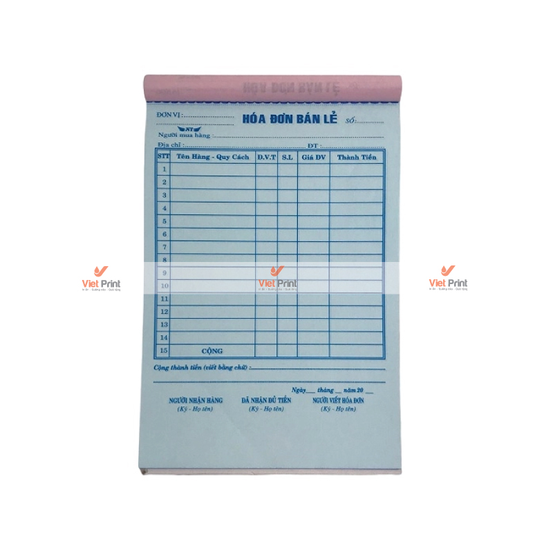 Mẫu Hóa Đơn